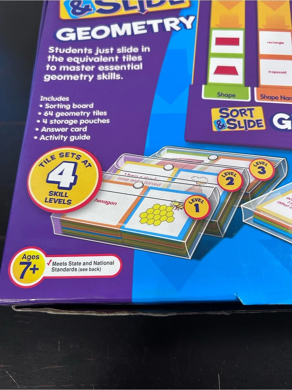 Lakeshore Sort & Slide Geometry Math Center Complete HH245 Homeschool Classroom